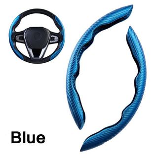 Miếng Ốp Vô Lăng Ô Tô / Bọc Vô Lăng 2 Mảnh Vân Carbon Chống Trượt Cao Cấp Phù Hợp Cho Tất Cả Các Loại Xe