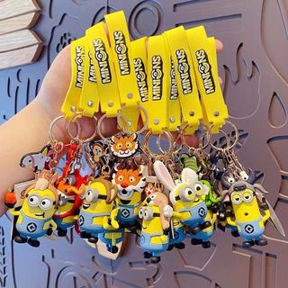 Móc Khóa ô tô xe máy Minion ,Tom,Jerry Đáng Yêu Nhiều Mẫu Dễ Thương Phụ Kiện Túi Xách, Balo Cute