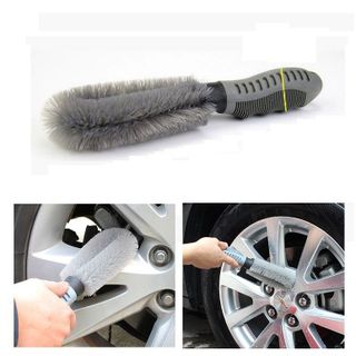 Combo bộ chổi cọ rửa vành lazang + Bàn Chải Vệ Sinh Bánh Xe Chuyên Nghiệp