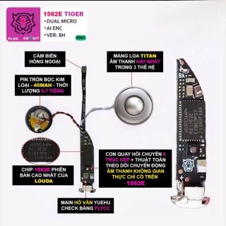 Tai Nghe Ap 3 Louda Hổ Vằn 1562E ENC Pin 8H, Âm Không Gian Thật