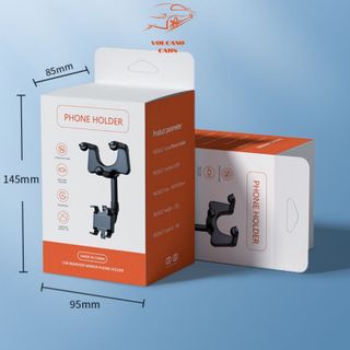 Giá đỡ điện thoại ô tô kẹp gương chiếu hậu trên xe hơi xoay 720 độ chống rung treo đa điểm chỉnh góc nhìn đa hướng(hot)