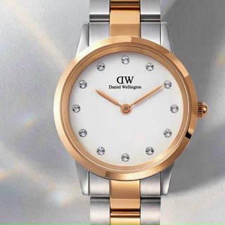 ĐỒNG HỒ NỮ CAO CẤP D.W MẶT TRÒN DEMI HỘT
