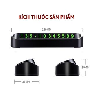 Bảng số điện thoại ô tô khi dừng đỗ, bảng ghi số điện thoại đặt taplo theo tên hãng xe - Mộc Lan Phụ Kiện Xế Yêu