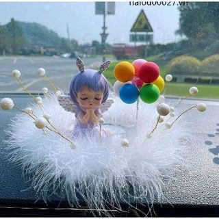 Trang trí taplo - Sét tượng thiên thần búp bê anne đặt bàn học bàn làm việc siêu xinh và dễ thương