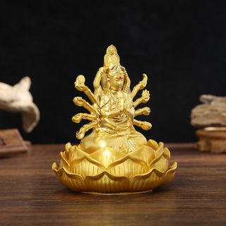 (Tượng Phong thủy) Nước hoa Phật bà Quan Âm nghìn mắt nghìn tay, để ô tô, bàn làm việc
