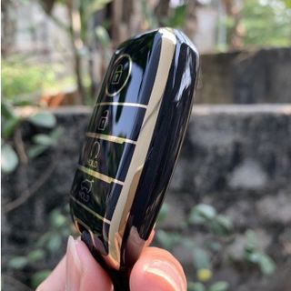 Ốp khóa KIA SELTOS, SONET - loại 4 nút thông minh - ốp mạ TPU mới nhất năm 2022 cao cấp sang trọng