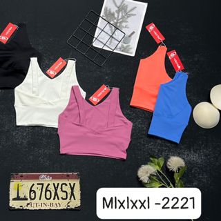 Croptop sát nách 2 lớp mới nhất 2023 Thể Thao cao cấp Siêu Đẹp Giá Sỉ,