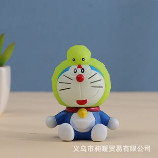 Mô hình mèo ú Doraemon đa sắc thái trang trí nhà cửa, bàn làm việc, bàn học, tủ sách, taplo ô tô, quà tặng móc khóa