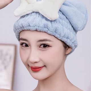 Khăn Mũ Ủ Khô Tóc Vải Lông Cừu