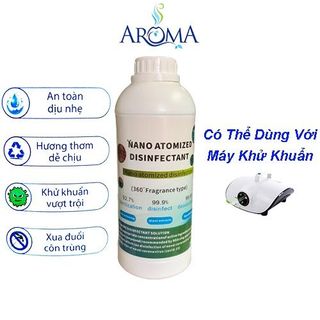 Dung dịch CRYSTALLINE NANO ( 1 Lít) - Khử mùi, Diệt khuẩn, loại trừ ẩm mốc dùng cho máy khử khuẩn Nano Bạc