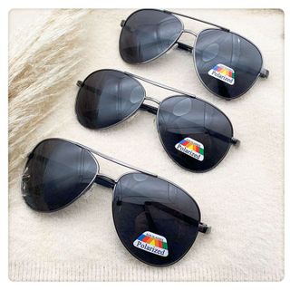 Kính râm nam thời trang kiểu dáng phi công, tròng polaroid chống chói, tia UV bảo vệ mắt mã Phimmake