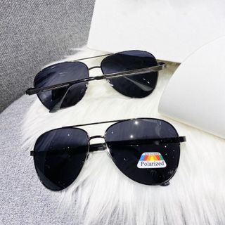 Kính râm nam thời trang kiểu dáng phi công, tròng polaroid chống chói, tia UV bảo vệ mắt mã Phimmake