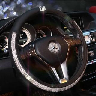 Bọc Vô Lăng Đính Đá Cao Cấp Vương Miện Trang Trí Ô Tô - Mộc Lan Phụ Kiện Xế Yêu