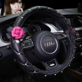 Bọc Vô Lăng Đính Đá Cao Cấp Vương Miện Trang Trí Ô Tô - Mộc Lan Phụ Kiện Xế Yêu