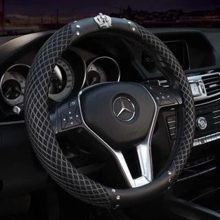 Bọc Vô Lăng Đính Đá Cao Cấp Vương Miện Trang Trí Ô Tô - Mộc Lan Phụ Kiện Xế Yêu