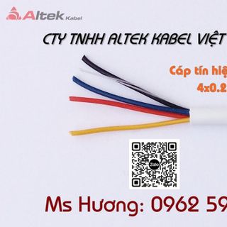 Cáp báo cháy, chậm cháy Altek kabel 0.22mm2