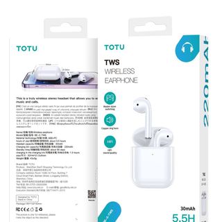 Tai nghe Bluetooth Totu BE2 TWS Pin 6h