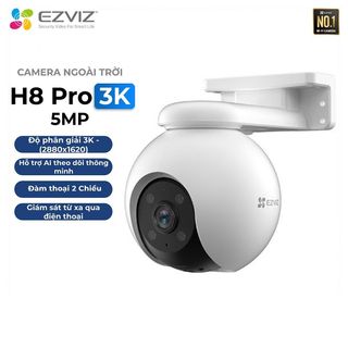 Camera Ezviz H8 Pro (5mp, 4mm) 3K, Xoay 360, màu ban đêm (Cái) giá sỉ