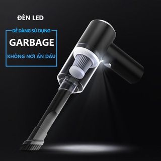 Máy hút bụi không dây cầm tay mini dọn dẹp mọi ngách ngách ô tô nhà cửa bàn làm việc tiện ích - hộp cam