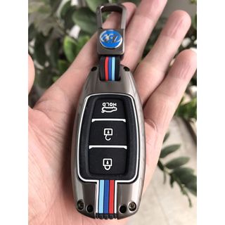 Ốp chìa khóa hợp kim cao cấp dùng cho Accent (đời 2018-2020) Kona (loại 3 nút bấm)