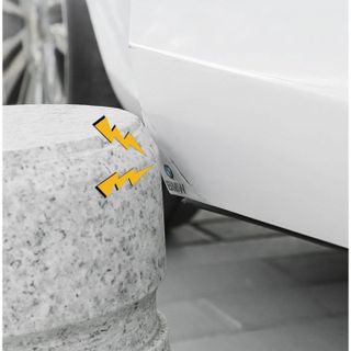 Bộ 2 Chi Tiết Miếng Dán Silicon Chống Va Đập Góc Xe Cửa Ô Tô - Full Logo Hãng Xe