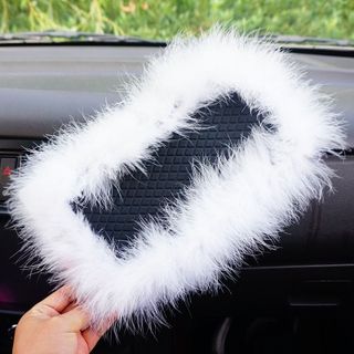 Các Mẫu Thảm chống trượt điện thoại - Thảm Lót Lông - ngọc trai - hoa trà đính đá đặt taplo - Mộc Lan Phụ Kiện Xế Yêu