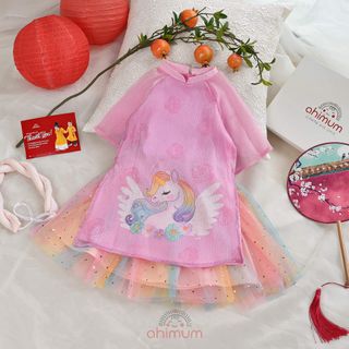 Áo dài Tết cho bé