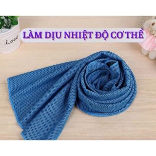 Khăn Lạnh Tập Thể Thao Đa Năng Thấm Hút Mồ Hôi, Khăn Chuyển Nhiệt Lạnh Làm Mát Tức Thì Khi Tập Thể Thao, Gym, Yoga