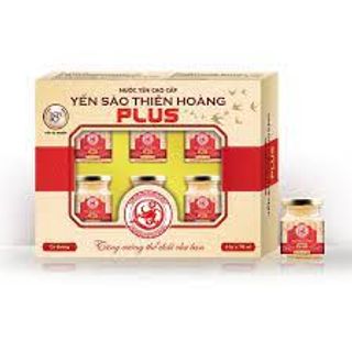 Yến Thiên Hoàng 18% yến - 1 hộp 6 lọ x 70ml