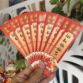 Lì xì gieo quẻ - Bao lì xì quẻ - 12 quẻ + 1 hộp