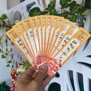 Lì xì gieo quẻ - Bao lì xì quẻ - 12 quẻ + 1 hộp