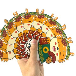 Bao lì xì chibi tết 2024 hình con rồng cute đáng yêu dễ thương giấy cứng hot phản quang lấp lánh cực đẹp hàng mới về sẵn kho sỉ Thanh Thảo