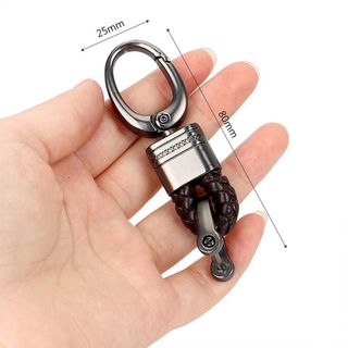 Móc Khóa ô tô, Xe Máy Titan,Tinh Tế Bền Chắc, tặng kèm 1 tua vít.