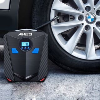 Máy hút bụi kèm bơm lốp ô tô siêu khỏe 120w chính hãng Aikesi - hello leboo, kiểm tra áp suất lốp, màn hình điện tử