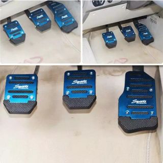 Ốp Bọc Chân Ga Chân Phanh Bản Số Sàn và Bản Số Tự Động Cho Ô Tô Phong Cách Thể Thao (nhiều màu sắc)