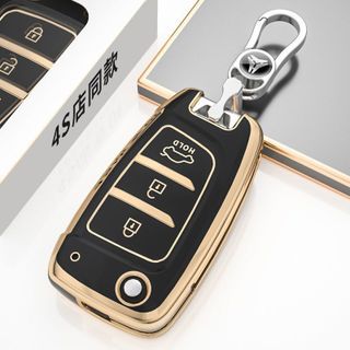 Ốp khoá TPU kèm móc khoá xe ô tô Hyundai accent base số sàn(Bản có chìa) - Mộc Lan Phụ Kiện Xế Yêu