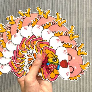 Bao lì xì chibi tết 2024 hình con rồng cute đáng yêu dễ thương giấy cứng hot phản quang lấp lánh cực đẹp hàng về sll sẵn kho sỉ Thanh Thảo