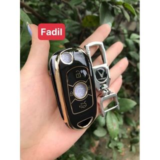 (nhiều màu) Bao khóa TPU đen viền vàng cho xe Vinfast Fadil