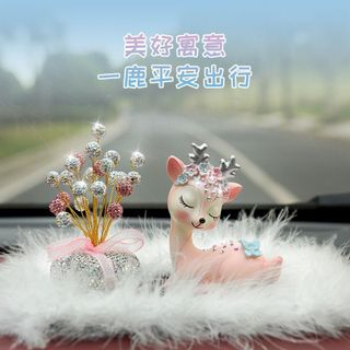 [Mã SKAMLSC3862 giảm 10% đơn 100K] Chậu cây tài lộc trang trí ô tô nhà cửa - chậu cây đính đá