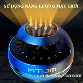 Nước Hoa Atom Cánh Quạt Xoay Bằng Năng Lượng Mặt Trời Dùng Trên Ô Tô, Xe Hơi - Mộc Lan Phụ Kiện Xế Yêu