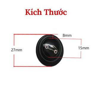 Nút giảm chấn - nút cao su dán giảm lực đóng cửa ô tô chống sốc bảo vệ cửa xe phụ kiện ô tô Mộc Lan