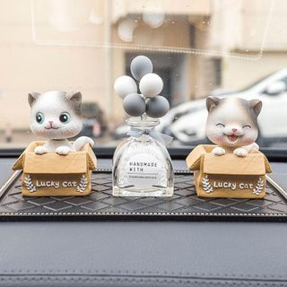 Trang trí taplo ô tô - Mèo Lucky Cat đặt bàn học bàn làm việc văn phòng - phòng ngủ decor siêu xinh và dễ thương