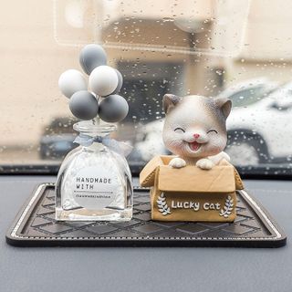 Trang trí taplo ô tô - Mèo Lucky Cat đặt bàn học bàn làm việc văn phòng - phòng ngủ decor siêu xinh và dễ thương