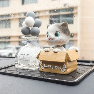Trang trí taplo ô tô - Mèo Lucky Cat đặt bàn học bàn làm việc văn phòng - phòng ngủ decor siêu xinh và dễ thương