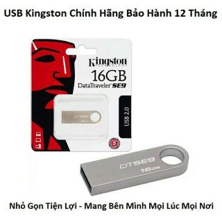 [HÀNG CHÍNH H ÃNG] USB Kingston DTSE9 32G chống nước, chất liệu kim loại