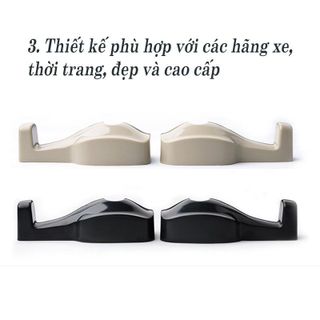 Hộp 2 Móc Treo Đồ, Treo Đồ Sau Ghế Ô Tô, Xe Hơi