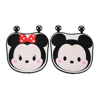 Bộ tựa đầu tựa lưng hình Mickey Mine Dễ Thương giảm đau lưng khi lái xe - Mộc Lan Phụ Kiện Xế Yêu