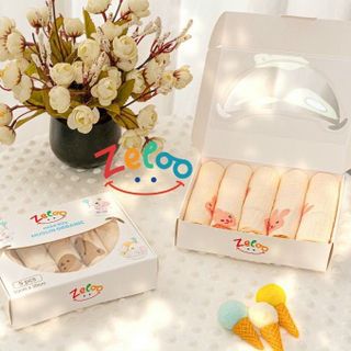 HỘP 5 KHĂN SỮA- MUSLIN ZELOO