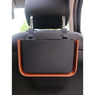 Khay/túi để đồ trên xe ô tô - khay nhựa abs siêu dày siêu bền gấp gọn tiện dụng