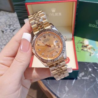 HOT SALE: ĐỒNG HỒ MÁY NHẬT RÔ.LEX MÀU VÀNG HỒNG